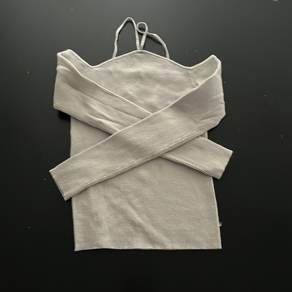 idem ditto Long-Sleeve Top, Size Medium, Color Gray - Picture 2 of 5